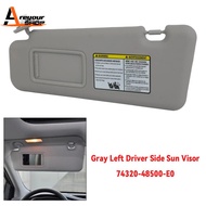 Gray Left  Side Sun Visor 74320-48500-E0 for Honda Accord 2008 2009 2010 2011 2012 2013 2914 2015 20