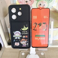 เคสสำหรับ TECNO รุ่น Pova 6 Neo เคส และ ฟิล์มกระจก case ลายการ์ตูน เคสมือถือ เทคโน Pova6Neo Pova6