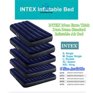 SR99. INTEX 5 Sizes/ 25cm Extra Thick Dura Beam Standard Inflatable Air Bed Air Mattress Tilam Angin