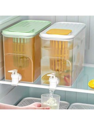 4升耐高溫家用冰箱冷水壺帶水龍頭,大容量果汁、冷水壺,適用於廚房和酒吧