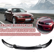 Front Bumper Lip Diffuser Splitter Spoiler For BMW E82 E87 E88 118i 120i 120d 123d 125i 125se 128i 1