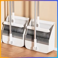 HL Foldable Broom Dustpan Set Household Floor Cleaning Set Rotating Broom With Dustpan Magnetic
