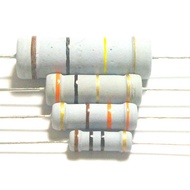 5W 3W 2W 1W 10R 15R 12R 18R 20R 22R 24R 27R 30R 33R 36R 39R ตัวต้านทานแบบฟิล์มคาร์บอน91R 1โอห์ม5%