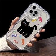 SOFTCASE SILICON CASING MELTING CLEAR SHOCKPROOF CAT FOR OPPO A1 A98 A1K A3S A5S A12 A15 A16 A16K A1