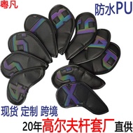 8-12 Magnets Magic PU GOLF CLUB Glowing IRON Cover IRON GOLF CLUB Cover Cover Head Cover