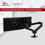 Ergotron LX Pro Dual Side-by-Side Arm - Two Monitor Mount