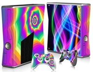 Vinyl Decal Skin Stickers Cover For Microsoft XBOX 360 Slim Console + 2 Controller Skin For Xbox360