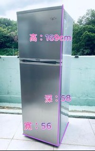 雪櫃🔥📣 $1499 (雙門惠而浦)WF258 169CM高(可左/右門) 100%正常 二手電器