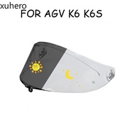 Photochromic Visor Lens For AGV K6 K6s Motorcycle Anti-Uv Windshield Helmet Part