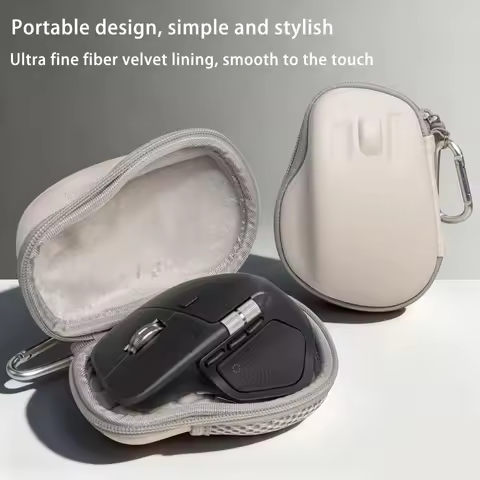 Integrated Organizer Hard Carrying Case For Logitech MX Master 4/3S Wireless Mouse All-Round Shock &