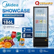Midea Showcase Cooler - Upright Chiller (186L) MDRZ262FGG30 /MDRZ302FGG30 (211L)/MDRZ432FGG30 (310L)
