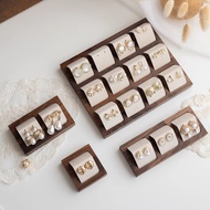 Walnut Jewelry Display Stand Earring Display Stand Jewelry Storage Stand Display Jewelry Photography