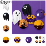 NIGEL Halloween Paper Lantern, Ghost Paper Festival Ghost Lanterns, Creative Bat Handmade DIY Hallow