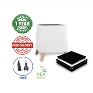 ✷✷Best Deal✷✷ Smart Air Sqair Best Air Purifier - HEPA + Carbon Filter, Removes Odour, Anti-Bacteria, Home, Office