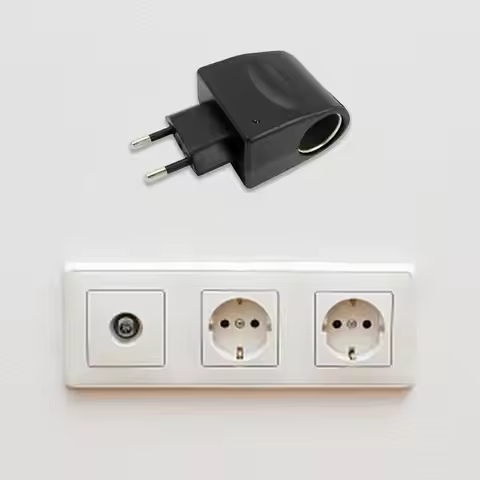 Car Cigarette Lighters Converter Socket Adapter AC Adapter With Car Socket Auto Charger EU Plug 220V