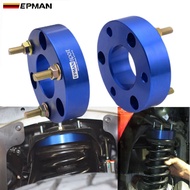 EPMAN A Pair Aluminum Front Strut Spacer Suspension Lift Up Kit for Nissan Np300 NAVARA D40 D23 EPFL