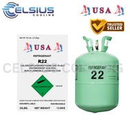 USA Refrigerant Gas R22 (13.6KG) (30LBS.) Aircond Refrigerant Gas