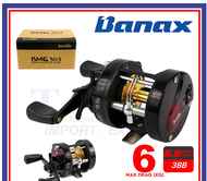 [CLEARANCE] Banax BMG Overhead Fishing Reel 6Kg Max Drag Fishing Reel Mesin Pancing