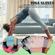 Women Anti-slip Yoga Glove Gym Fitness Half Finger Gloves Sport H5g3