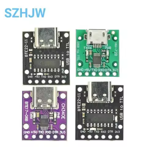 CH340E CH340C CH340N CH9340C USB 2.0 To TTL Module Alternative CP2104 CP2102 PL-2303HX HT42B534 FT23