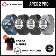 (FREE GIFT) Coros Apex 2 Pro + FREE Coros T-Shirt - 2 Years Warranty