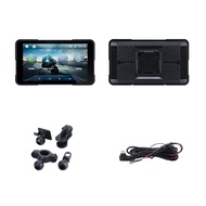 EKIY Wireless CarPlay Moto Android Auto จอแสดงผลดิจิตอลแบบพกพาขนาด 5.0 นิ้ว สำหรับมอเตอร์ไซค์ ระบบนำ