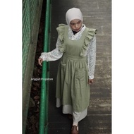 Elina Series - Linen Apron - Cottage Core Apron - Lace Apron - Cooking Apron - Costume Dress Apron E