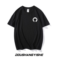 GITHUB Octopus Cat T-Shirt Programmer Programmer Ape Pole Guest Code Men Women Summer Pure Cotton Ca