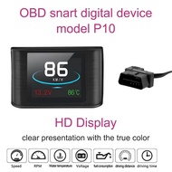 HUD Display,Car Display with LCD Display Shows Speed RPM Voltage
