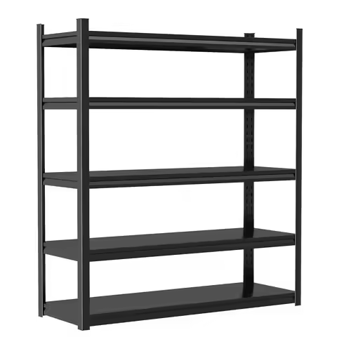 5-Tier Garage Shelving, 87''H*48''W*24''D Metal Storage Shelf ，2-in-1 Adjustable 3020 lbs Heavy Duty