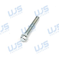 MESIN Flange Bolt 6x40 Engine Block Bolt M6x40 Key 8 White