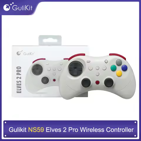 GuliKit NS59 Elves 2 Pro Wireless Gaming Controller with Hall Joystick for Nintendo Switch / Android