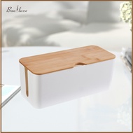 Cable Management Box Wire Management Concealer with Hole Cable Cord Organizer Hider for Phone Adapte