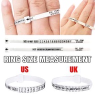 AU/UK 尺寸 戒圍測量尺 手指圍 戒指尺 量戒圍 戒指尺寸測量工具