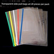 file zipper a4 a4 zipper bag Beg tarik A6 Beg telus A4 Beg fail plastik B5 Beg tarik dengan beg rits