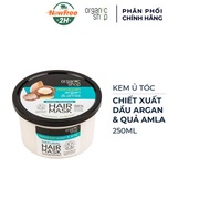 Kem Ủ Tóc Organic Shop Chiết Xuất Dầu Argan &amp; Quả Amla 250ml Argan &amp; Amla Hair Mask