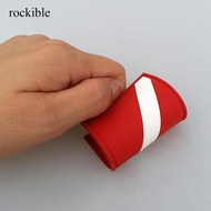 rockible Underwater Scuba Diving Snorkel Diver Dive Flag Patch Badge DIY Accessories Red, white 8x5c
