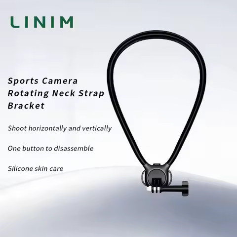 MV10 Quick-Release Silicon Neck Mount Magsafe Neck Phone Holder for Gopro Hero13 12 11 10 9 DJI OSMO