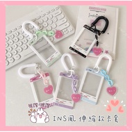 🇹🇼Ready Stock | Next Day with INS Style Retractable Elastic Card Holder⭐️Card Holder Small Card Stor