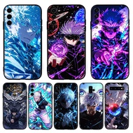 for Samsung A07 A17 A56 A36 A26 S25 Fe Edge Plus Ultra cartoon Anime Gojo Satoru Casing 5Y22 Black T