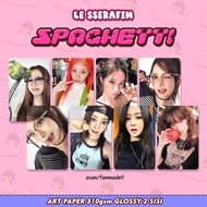 L3 SSER4F1M SPAGHETTI PHOTOCRAD SCAN UNOFFICIAL 55x85MM
