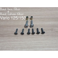 Filter box bolt + air filter resistant bolt Vario 125/150