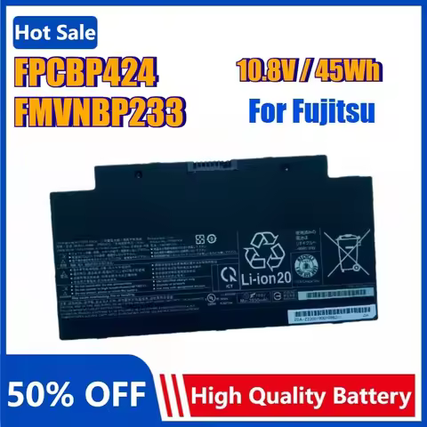 FMVNBP233 FPCBP424 FPB0307S Laptop Battery for Fujitsu LifeBook U536 AH77/S/M A556/G A3510 CP700538-