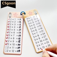 C5GOON 0-12 Times 14Pcs Table Cards Multiplication Charts Self Check Math Learning Tool Montessori M