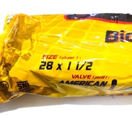 SWALLOW 28 INCH BICYCLE INNER TYRE SIZE 28 X 1 1/ 2 OR 28x1 1/ 2 LARGE VALVE AMERICAN VALVE