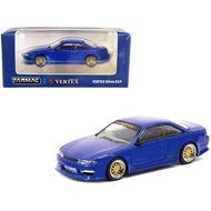 Tarmac Works 1/64 VERTEX Silvia S14 Blue Metallic 1:64