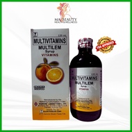 ♠ ✙ MULTILEM  SYRUP Multivitamins for Kids 120ml Orange Flavor