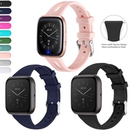 Watch Strap For Fitbit Versa/Versa 2 Band Slim Thin Narrow Replacement Strap For Fitbit Versa 2 Sili