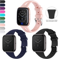 Watch Strap For Fitbit Versa/Versa 2 Band Slim Thin Narrow Replacement Strap For Fitbit Versa 2 Silicone Band For Fitbit Versa Strap