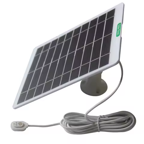 Outdoor Solar Panel 5W 5V Waterproof Solar Charger for Arlo Pro5S/Ultra/Pro 3/Ultra2 Surveillance Do